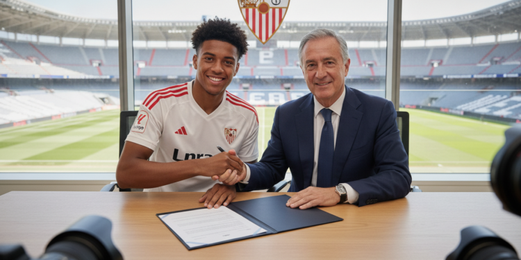 Sevilla sign centre-back Arouna Sangante on five-year contract