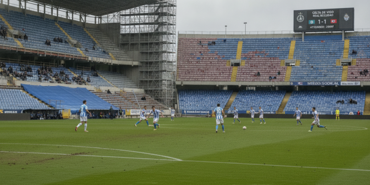 Balaídos attendance dips to 20,007 as Gol stand rebuilt