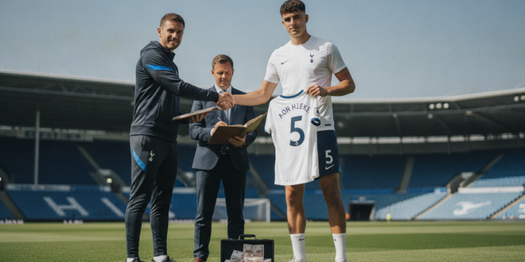 Tottenham reach £52m agreement to sign Jan Paul van Hecke from Brighton