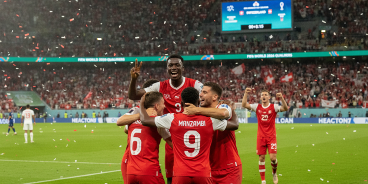 Switzerland secures first 2026 World Cup win as Manzambi scores twice