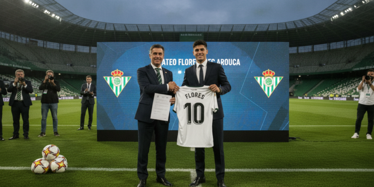 Mateo Flores signs for Arouca with Real Betis retaining 50% rights