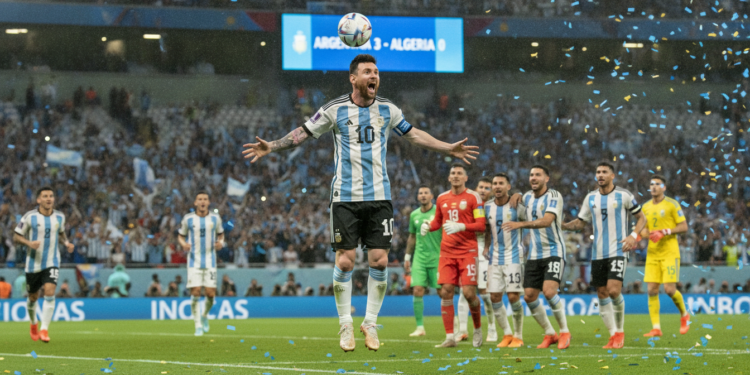 Messi hat-trick powers Argentina to 3-0 World Cup victory over Algeria