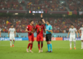 Belgium held to 0-0 by Iran after Ngoy sent off