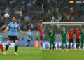 Uruguay equalizer salvages draw as Spain routs Saudi Arabia at World Cup
