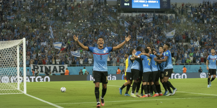 Cape Verde hold Uruguay to 2-2 as Pina scores nation's first World Cup goal