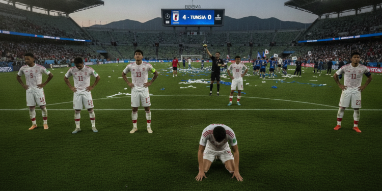 Tunisia eliminated from World Cup 2026 after Japan's 4-0 win in Monterrey