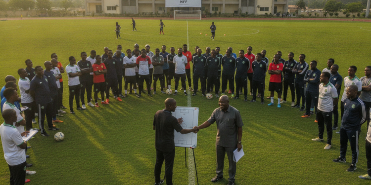 NFF launches CAF B-License refresher course for 50 coaches in Abuja