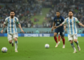 Messi doubles in World Cup as Mbappe closes on Klose