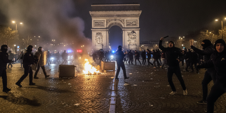 PSG victory sparks violent Paris unrest, 480 arrested and one dead