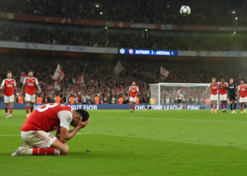 Gabriel's missed penalty overshadows Arsenal heroics in Champions League final