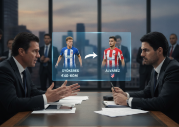 Atlético Madrid demands Gyökeres plus €40–60m from Arsenal for Julián Álvarez