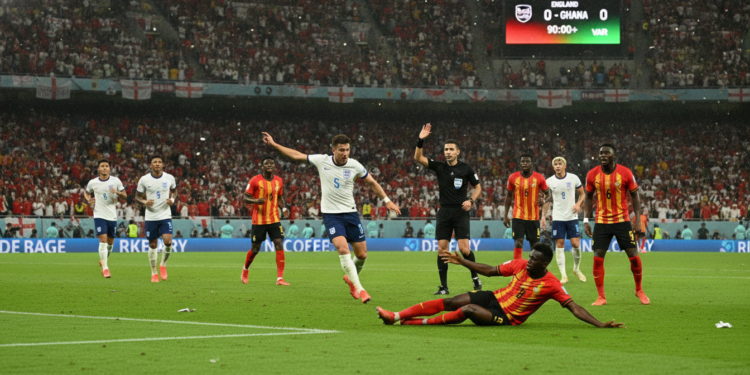 VAR silence denies Ghana penalty as England salvage goalless draw