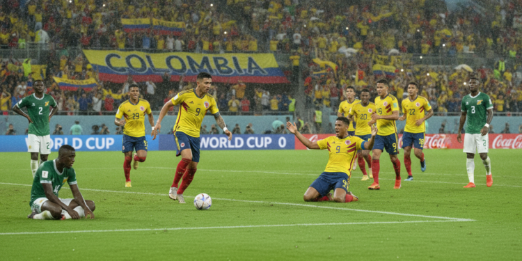 Colombia edges DR Congo 1-0 in World Cup after Quintero pass