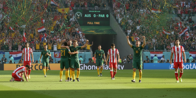 Australia secure second in Group D with goalless draw against Paraguay
