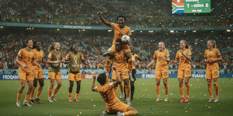 South Africa reach World Cup knockouts with 1-0 win over South Korea