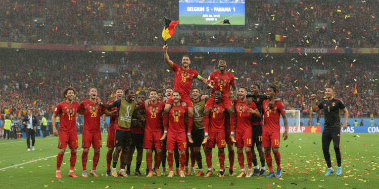 Belgium clinches top spot in World Cup Group G after 5-1 win