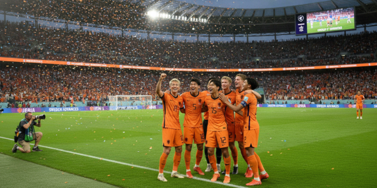 Netherlands clinch Group F with 3-1 win while Japan, Sweden advance