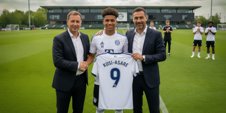 Fulham complete permanent signing of 18-year-old Jonah Kusi-Asare from Bayern