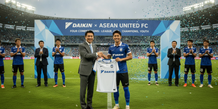 Daikin announces official partnership with ASEAN United FC across four competitions