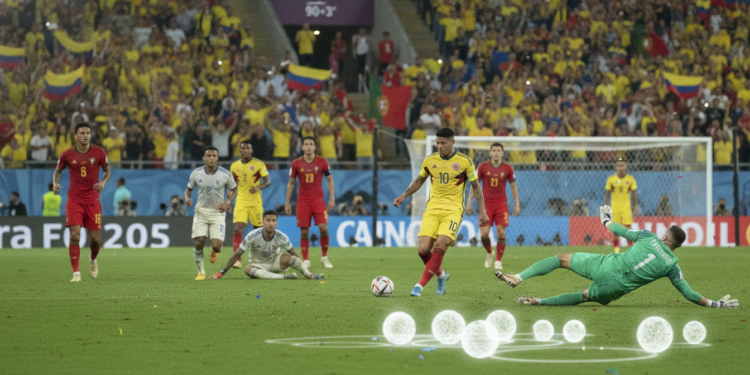 Colombia held to goalless draw by Portugal despite 24 shots