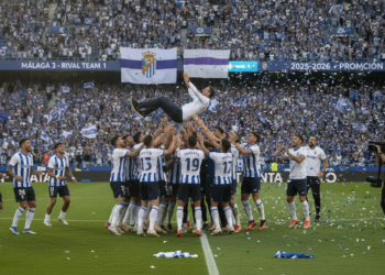 Málaga squad value surges 189% to €35 million after 2025–26 promotion