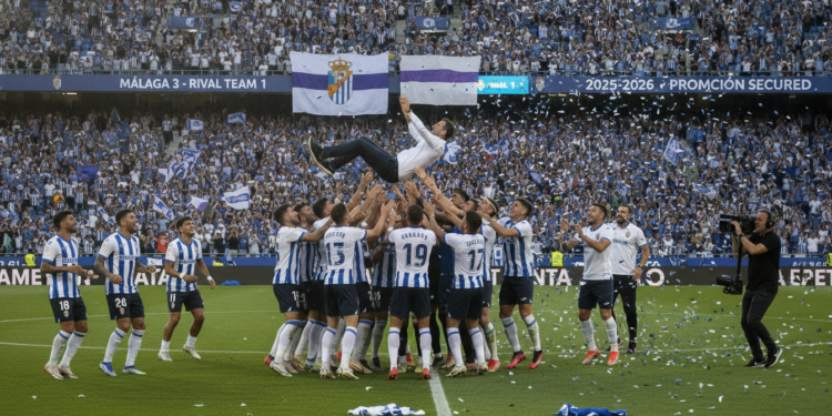 Málaga squad value surges 189% to €35 million after 2025–26 promotion