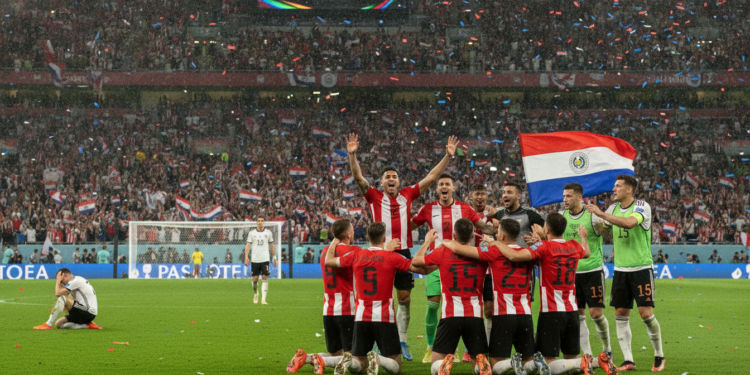 Paraguay eliminates four-time champions Germany on penalties to reach last 16