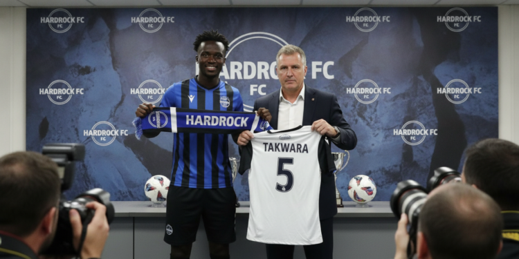 Hardrock FC signs Warriors defender Gerald Takwara to bolster defense