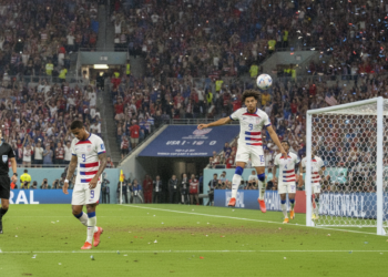 USMNT reach World Cup last 16 as Tillman scores, Balogun sent off