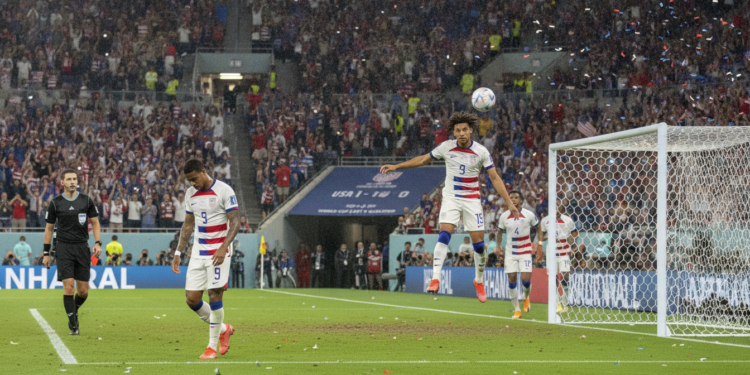 USMNT reach World Cup last 16 as Tillman scores, Balogun sent off