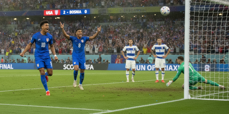 United States advance to World Cup last 16 after beating Bosnia 2-0