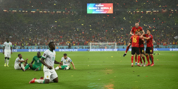 Senegal eliminated as Belgium completes dramatic extra-time comeback to win 3-2