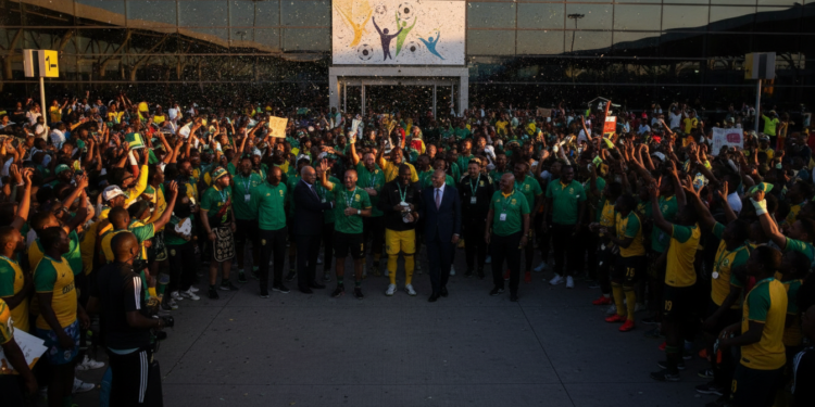 Bafana Bafana greeted by thousands at OR Tambo after historic 2026 World Cup run