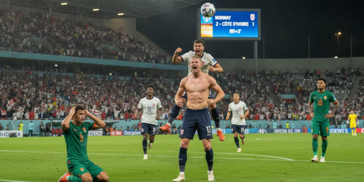 Côte d'Ivoire suffer 2-1 defeat to Norway as Haaland seals late winner
