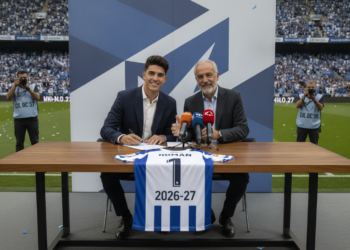 Leo Román signs five-year deal as Deportivo's first 2026-27 signing