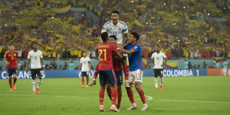 Colombia edges Ghana 1-0 as Jhon Arias reaches World Cup last 16