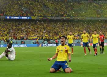 Colombia advances to Round of 16 after Arias early strike stuns Ghana