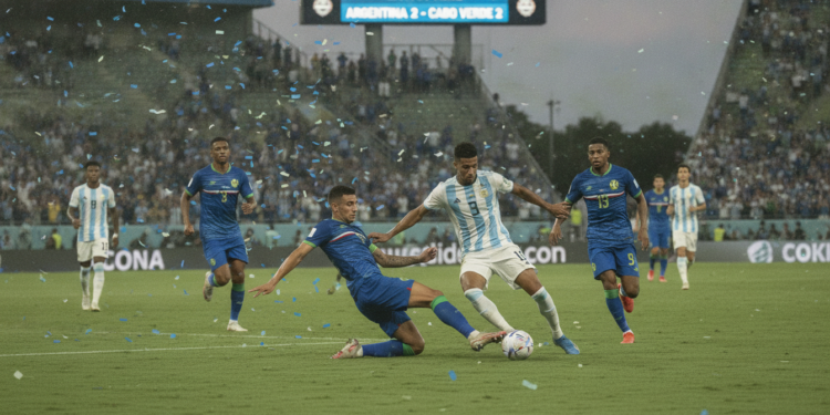 Cabo Verde Pushes Argentina to Extra Time but Loses 3-2 in Miami