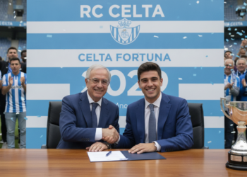 Pablo Gavián extends Celta contract to 2029 as Celta Fortuna reach Segunda División