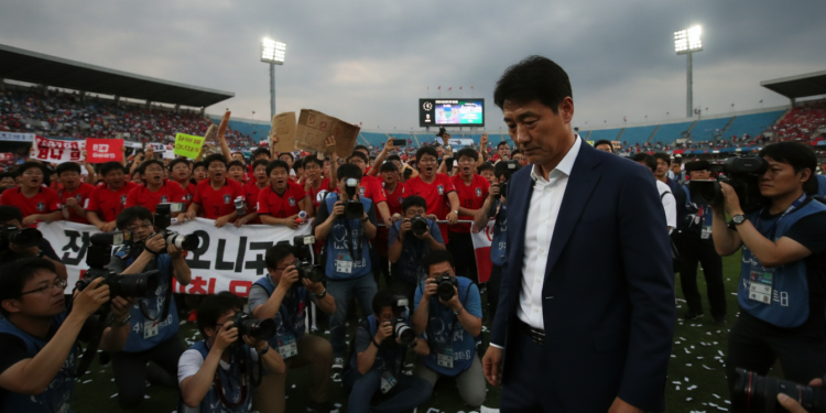 South Korea coach Hong Myung-bo resigns after shock 2026 World Cup exit amid protests
