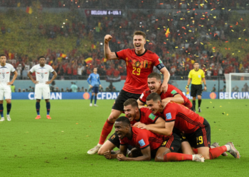 Belgium beat United States 4-1 to reach World Cup quarter-final
