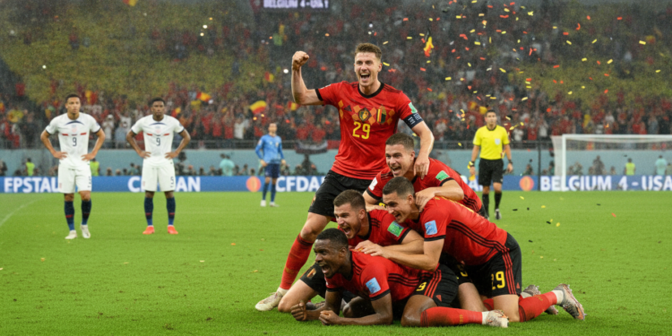 Belgium beat United States 4-1 to reach World Cup quarter-final