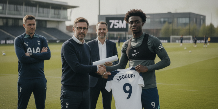Tottenham lodges £75m bid for Bournemouth forward Eli Junior Kroupi