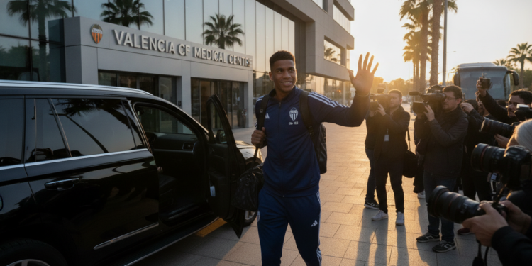 Aliou Dieng arrives in Valencia for medical ahead of 2026-27 season