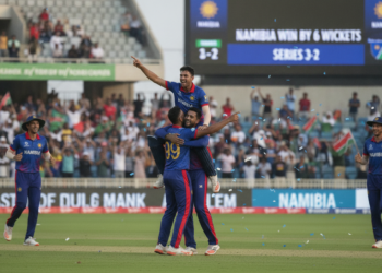 Namibia clinches five-match series with six-wicket win over Vidarbha
