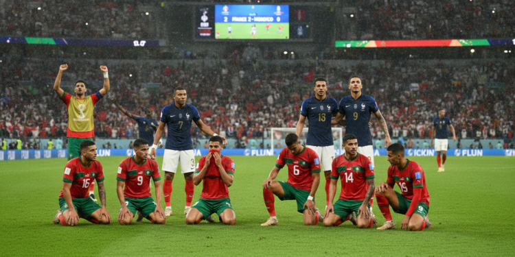 Morocco eliminated from World Cup after 2-0 loss to France