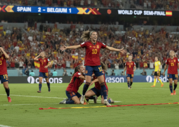 Spain edges Belgium 2-1 in Los Angeles to reach World Cup semi-final