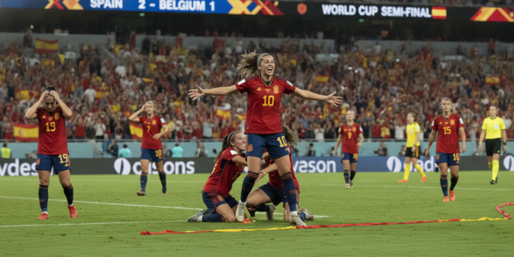 Spain edges Belgium 2-1 in Los Angeles to reach World Cup semi-final