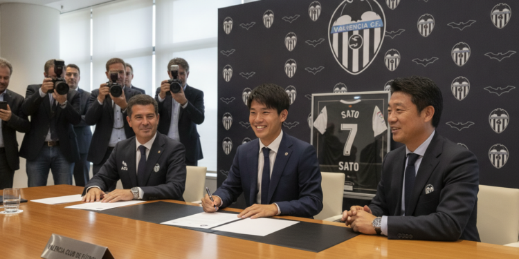 Ryunosuke Sato signs for Valencia until 2031 becoming club's first Japanese