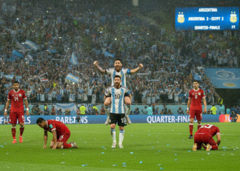 Argentina complete dramatic comeback to beat Egypt and reach World Cup quarter-finals
